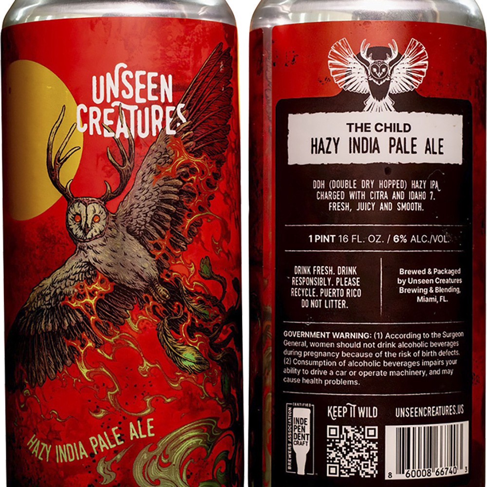 slide 1 of 1, Unseen Creatures The Child, 4 ct; 16 oz