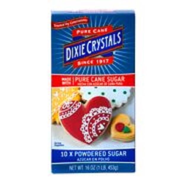 slide 1 of 1, Dixie Crystals Dix Crystal 10X Power Sugar, 16 oz