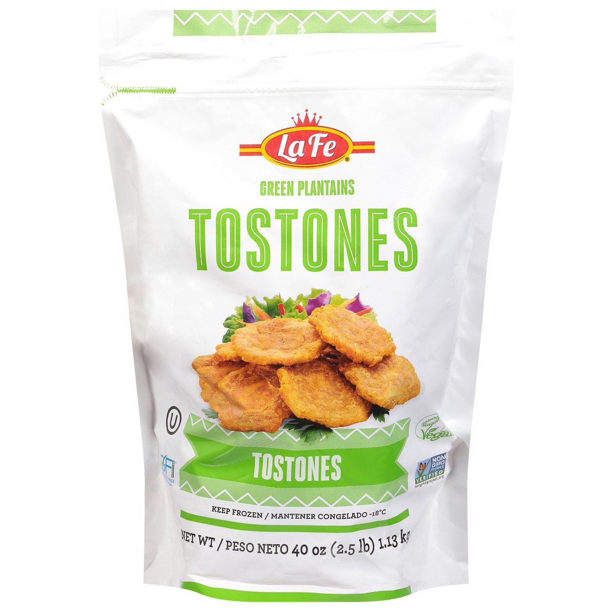 slide 2 of 14, La Fe Green Plantains Tostones 40 oz, 40 oz