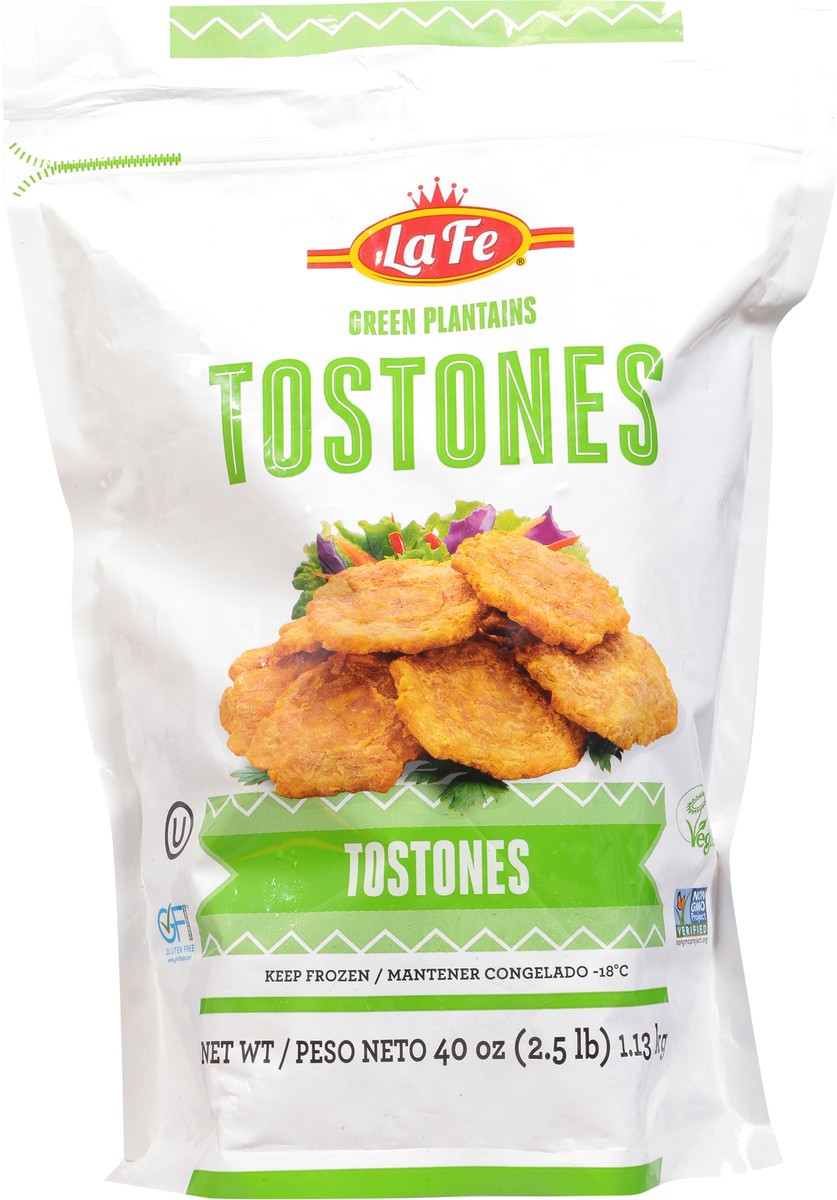 slide 11 of 14, La Fe Green Plantains Tostones 40 oz, 40 oz