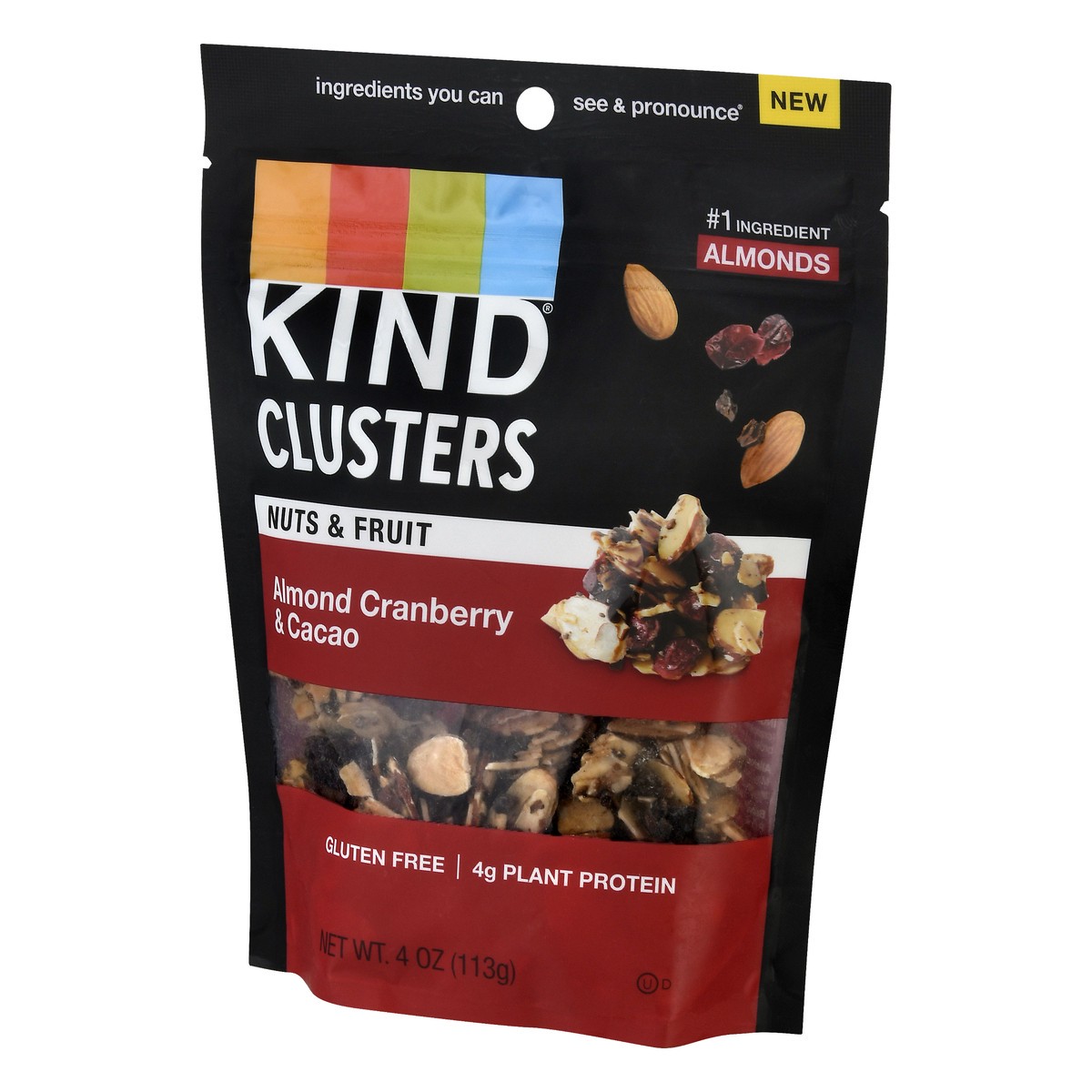 slide 6 of 9, KIND Almond Cranberry & Cacao Nuts & Fruit Clusters 4 oz, 4 oz