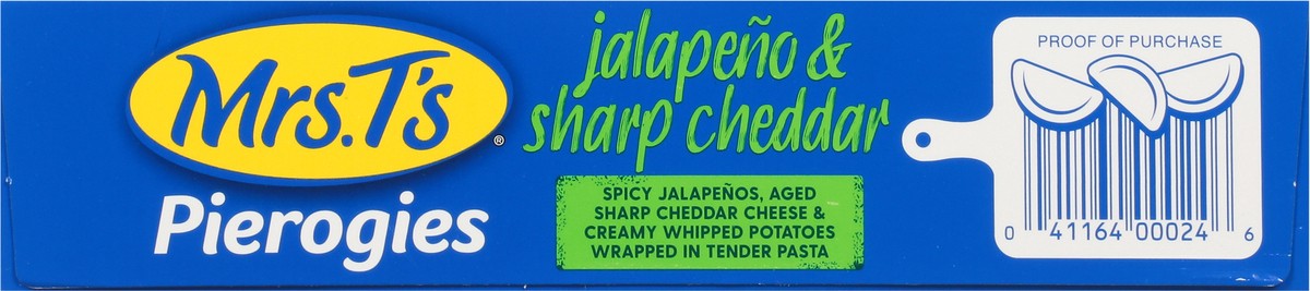 slide 6 of 13, Mrs. T's Potato Cheddar & Jalapeno Pierogies, 16 oz