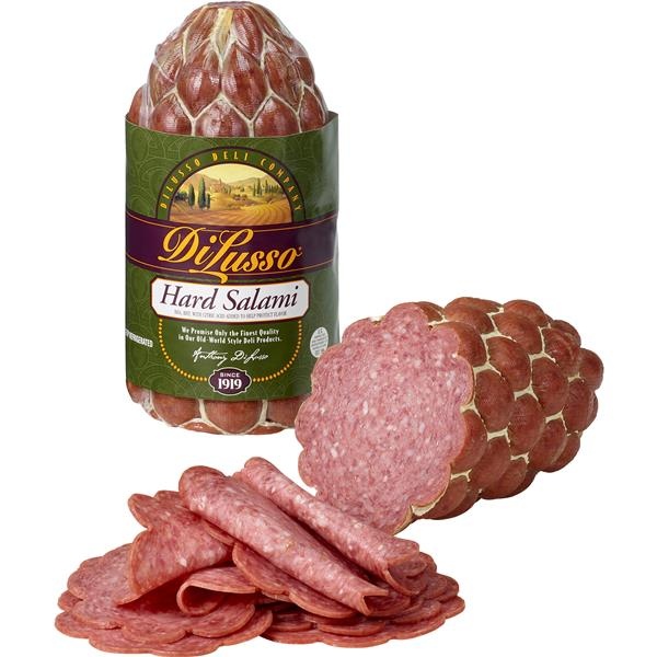 slide 1 of 1, DiLusso Hard Salami, per lb