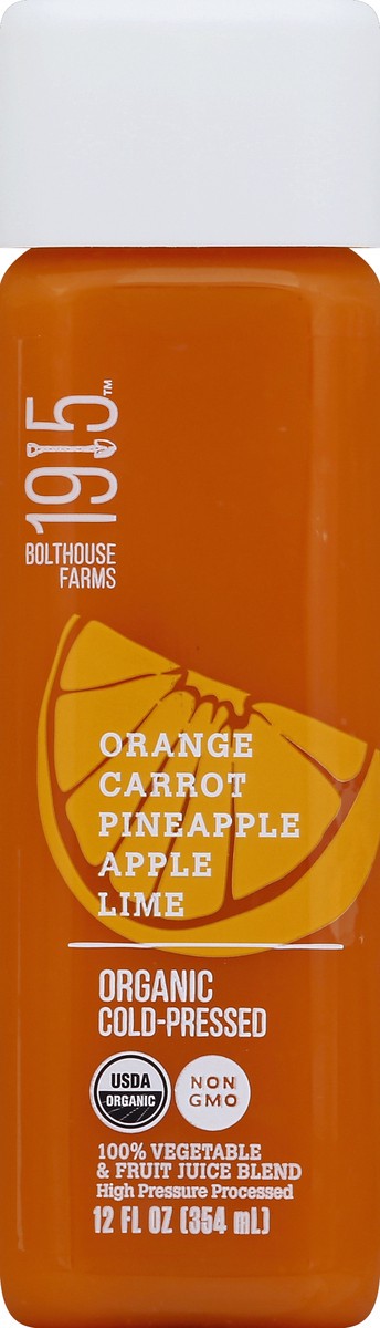 slide 3 of 4, Bolthouse Farms 1915 Orange Carrot Pineapple Apple Lime Cold Pressed 100 Vegetable Fruit Juice Blend - 12 fl oz, 12 fl oz