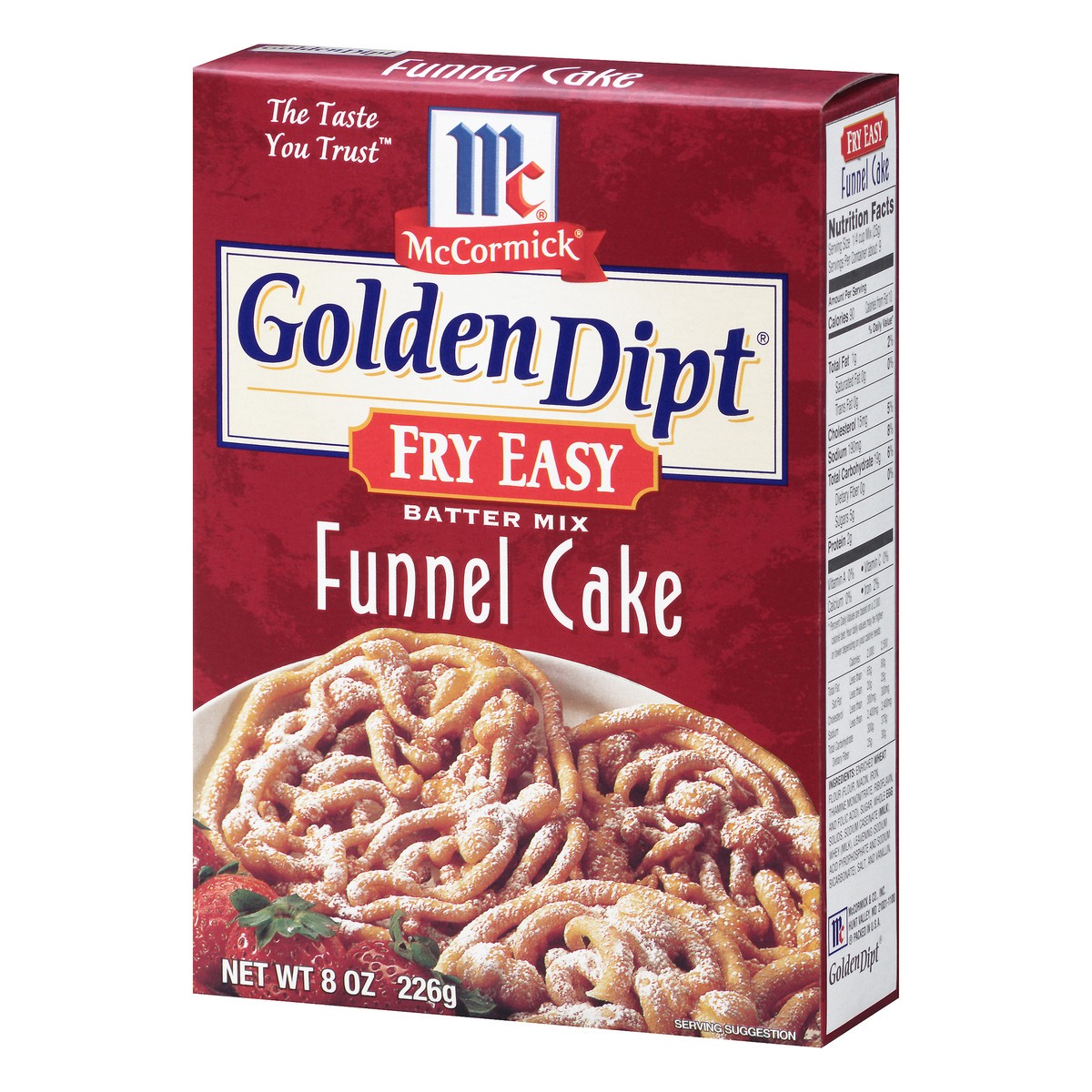 slide 9 of 10, McCormick Golden Dipt Funnel Cake Mix, 8 oz