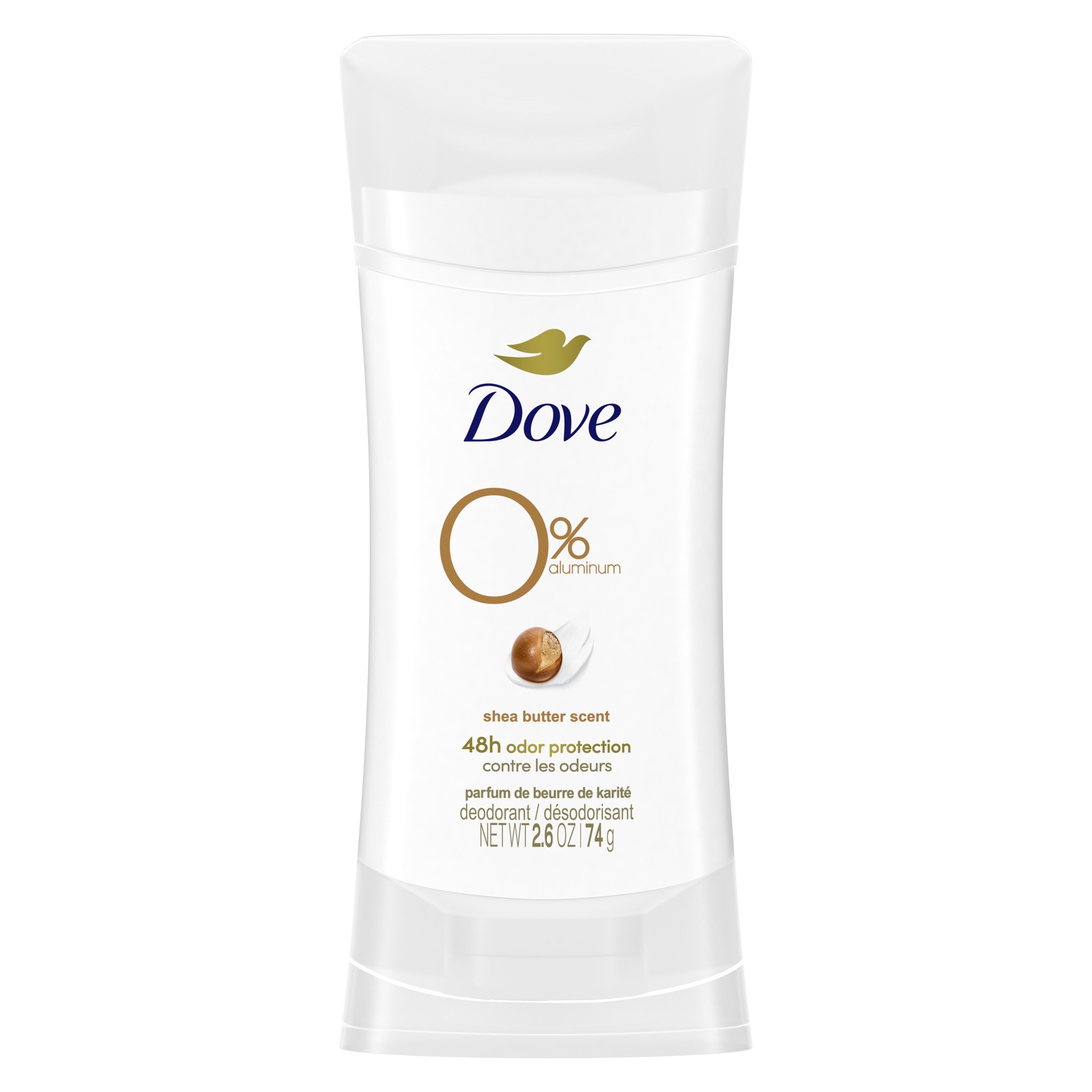 slide 1 of 4, Dove Deodorant Stick Shea Butter, 2.6 oz, 2.6 oz