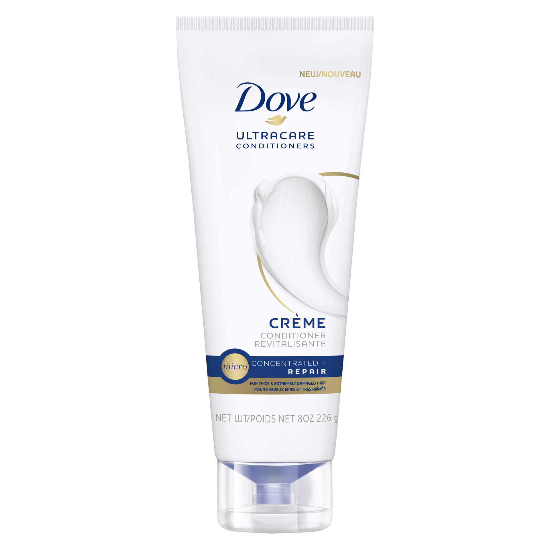 slide 3 of 4, Dove Ultracare Conditioner Crème for Thick, Damaged Hair Concentrated Repair, 8 oz, 8 oz