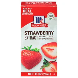 McCormick Strawberry Extract With Other Natural Flavors, 1.0 fl oz
