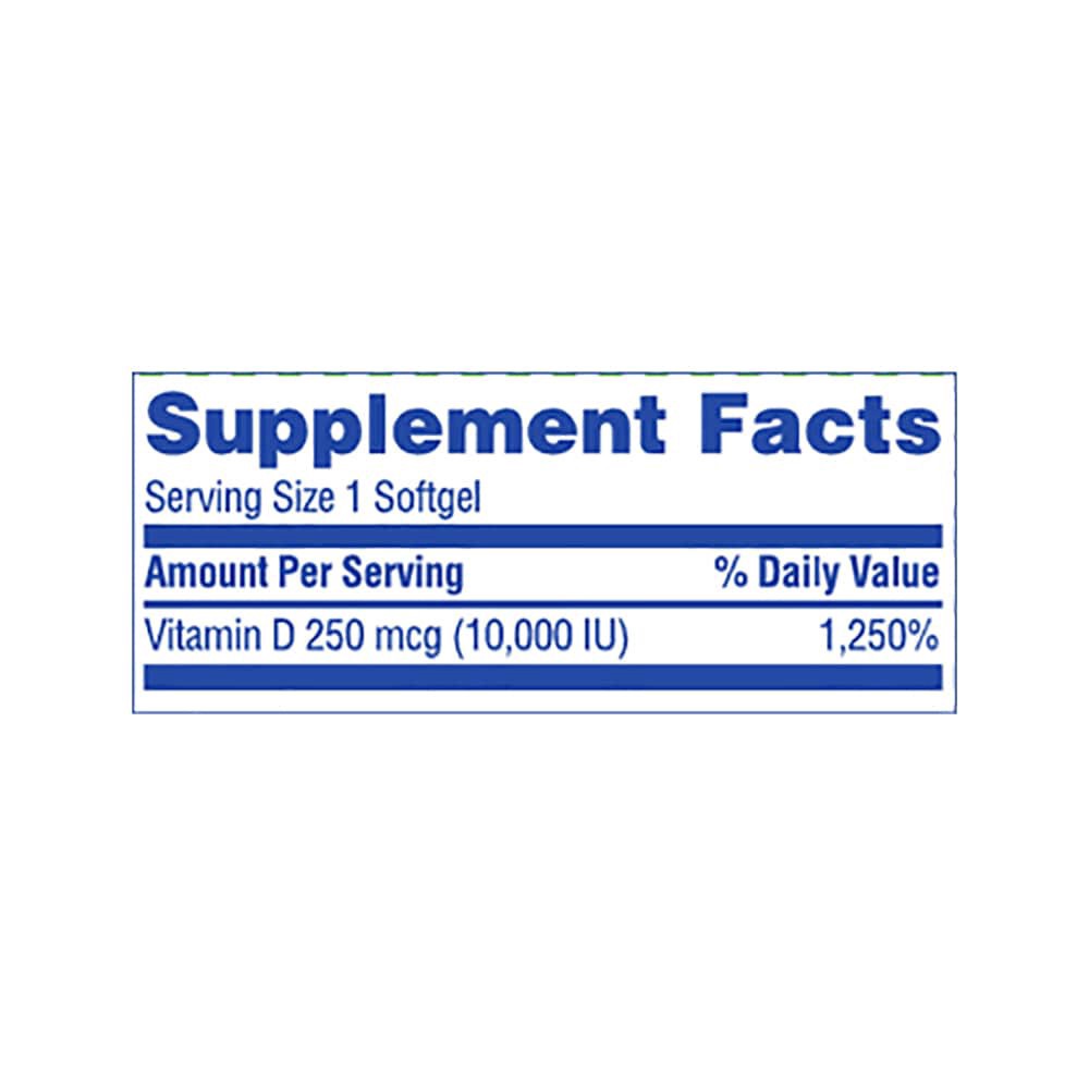 slide 6 of 6, Kroger Vitamin D3 Dietary Supplement Softgels 250 Mcg, 72 ct