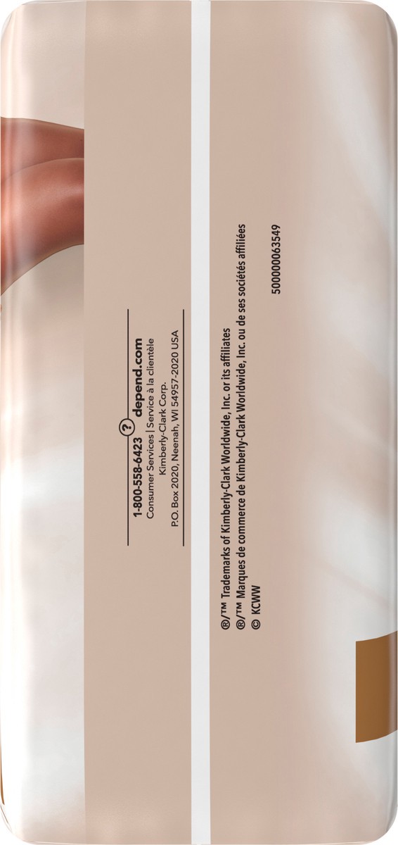 slide 5 of 12, Depend Silhouette Adult Incontinence & Postpartum Bladder Leak Underwear for Women, Maximum Absorbency, Medium, Pink, 14 Count, 14 ct