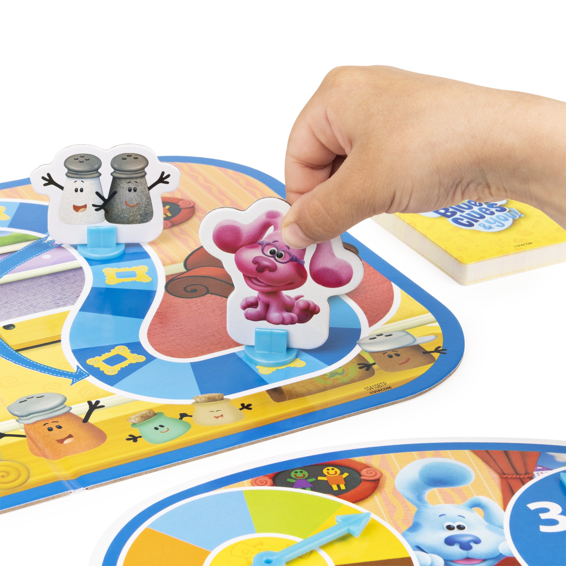 slide 4 of 5, Spin Master Blue's Clues & You! Scavenger Scurry Board Game, Active Play for 2 to 4 Preschoolers and Kids Ages 3 and up, 1 ct