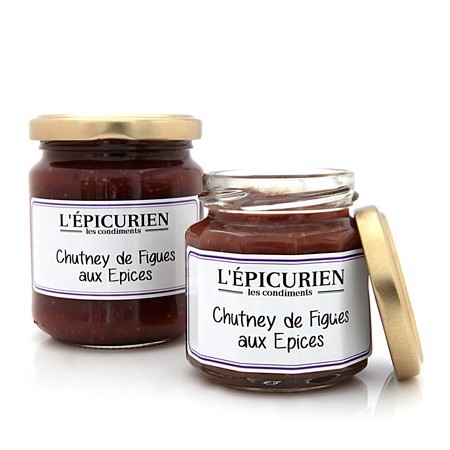 slide 1 of 1, L'Epicurien Chutney - Fig And Spices, 7.8 oz