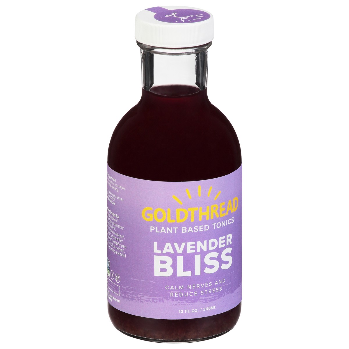 slide 2 of 9, Goldthread Tonic Lavender Bliss, 12 fl oz