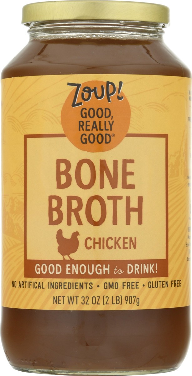 slide 3 of 9, Zoup! Chicken Bone Broth 32 oz, 32 oz