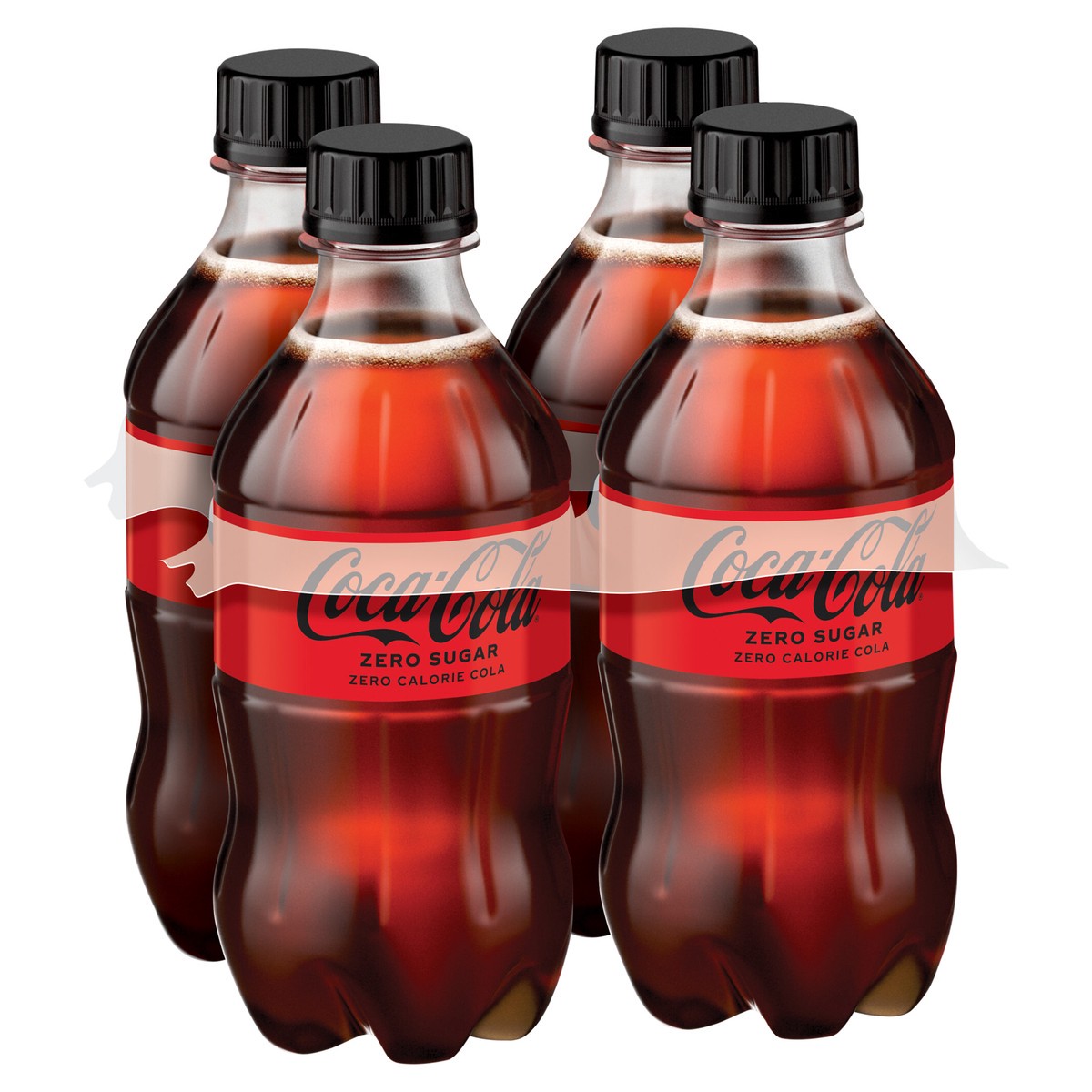 slide 2 of 13, Coca-Cola Zero Sugar Bottles, 12 fl oz, 4 Pack, 4 ct