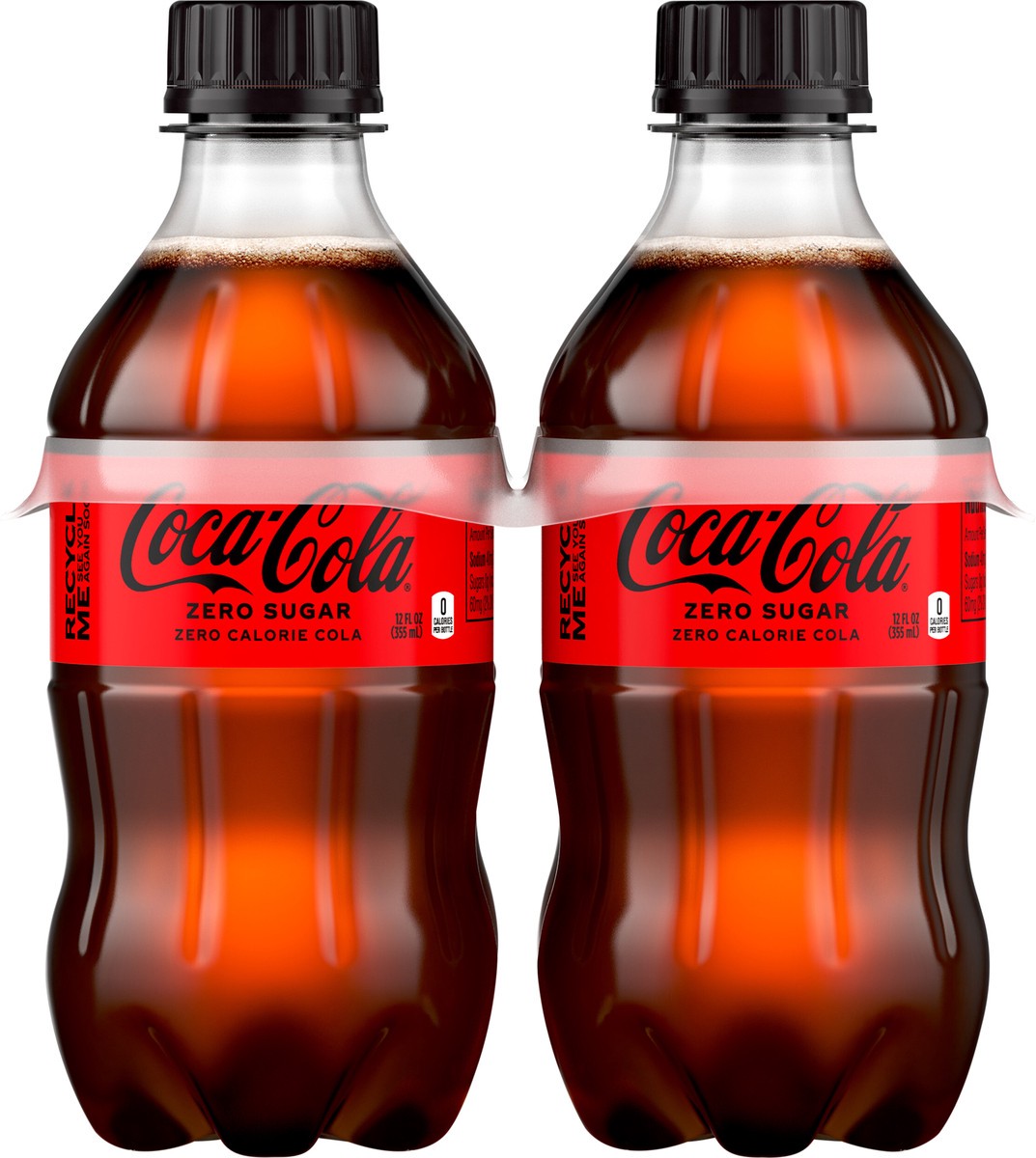 slide 6 of 13, Coca-Cola Zero Sugar Bottles, 12 fl oz, 4 Pack, 4 ct