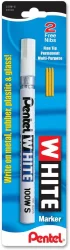 Pentel Fine Tip Permanent Marker - White