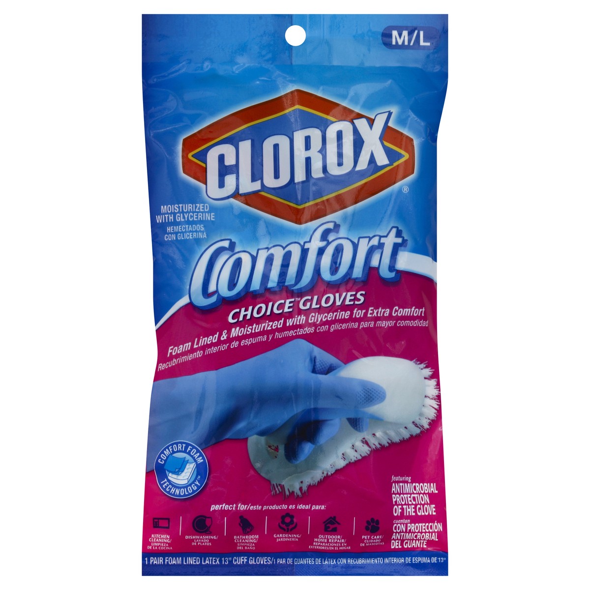 slide 3 of 3, Clorox Gloves 1 ea, 1 ct