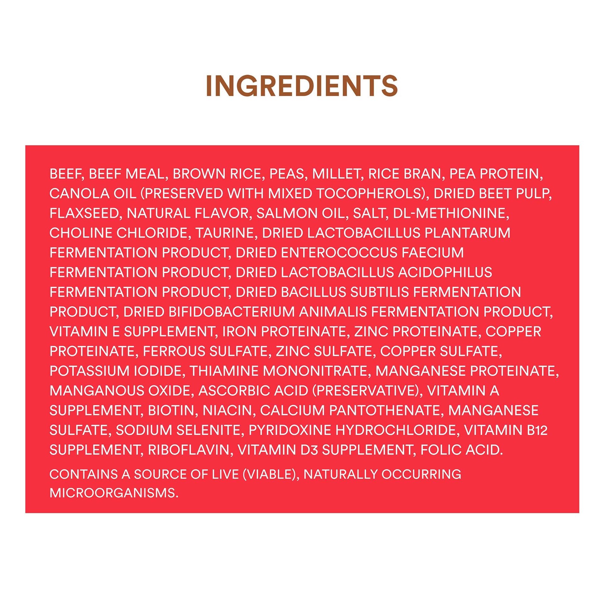 slide 4 of 6, WholeHearted Whd-Dog 45# Beef & Brn Rice, 1 ct