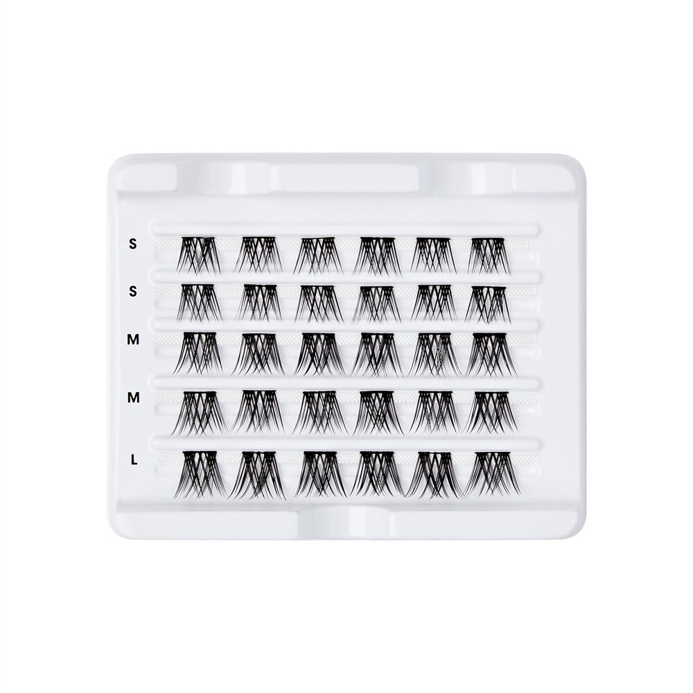 slide 3 of 6, Kiss® Falscara Eyelash Wisp Multi, 30 ct