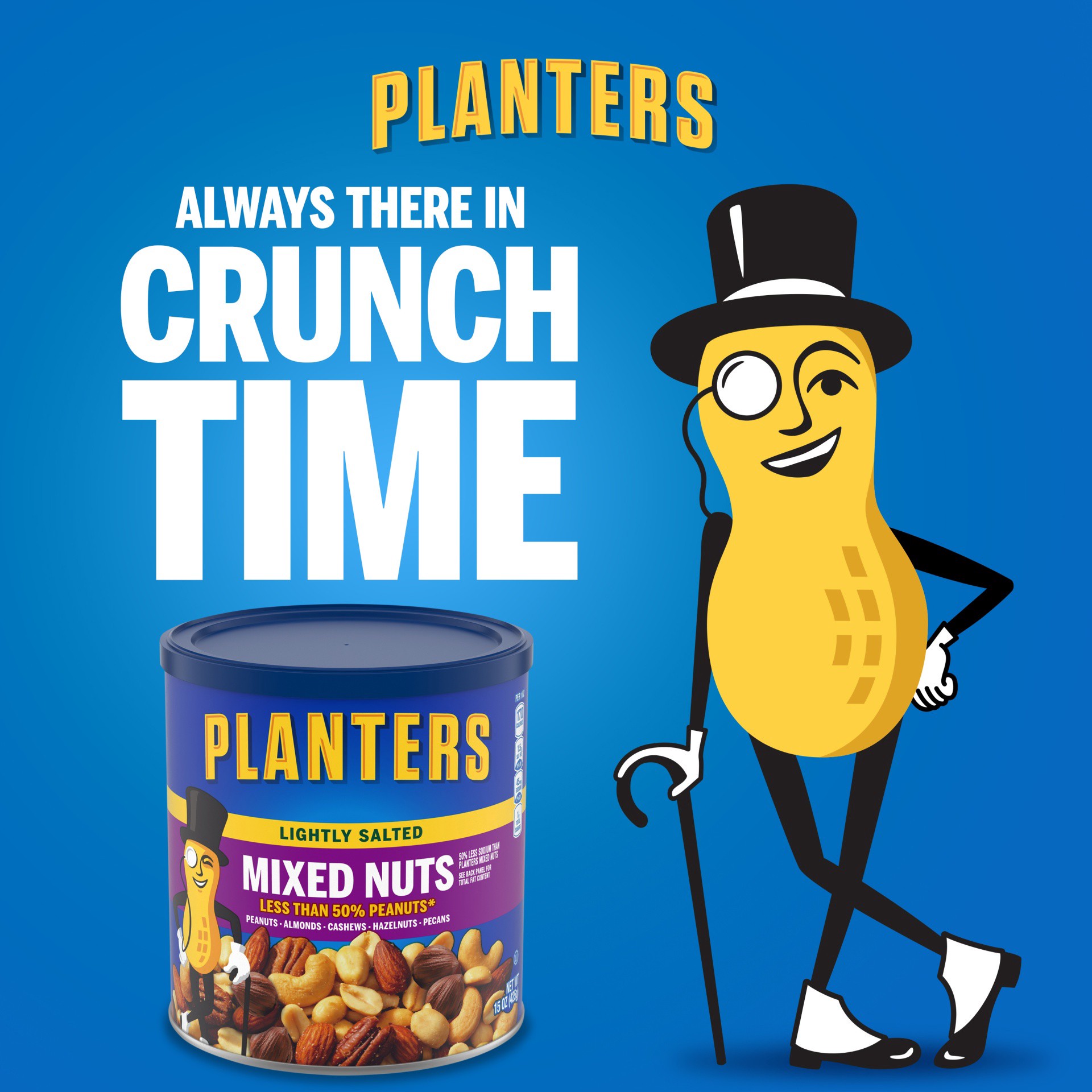 slide 3 of 14, Planters Lightly Salted Mixed Nuts 15 oz, 15 oz
