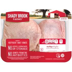 Shady Brook Farms® Turkey Thighs, Bone-in, 2 Count Tray, Fresh, 1.5 - 2.0 lbs.