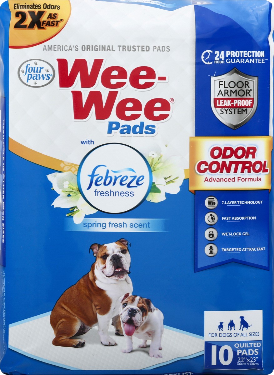 slide 8 of 11, Four Paws Wee Wee Pads, 10 ct