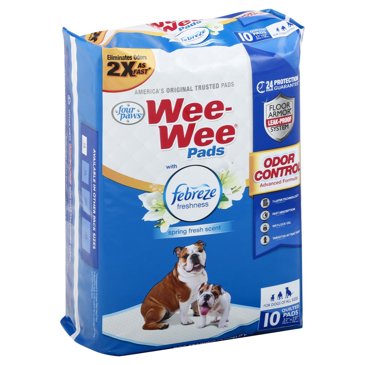 slide 9 of 11, Four Paws Wee Wee Pads, 10 ct