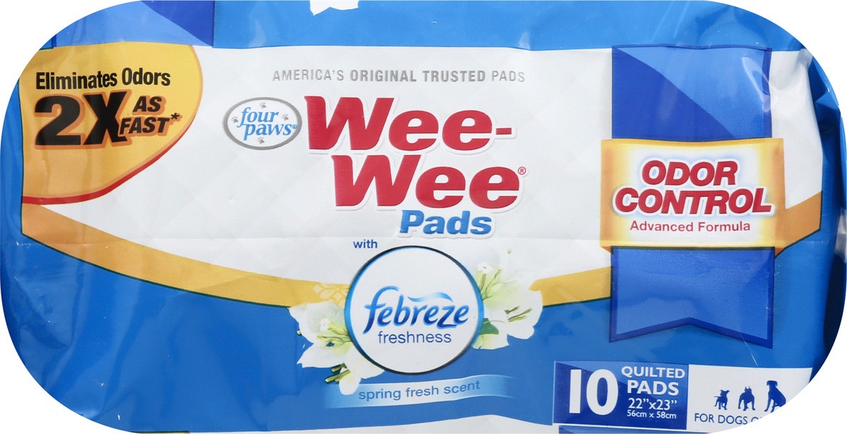 slide 4 of 11, Four Paws Wee Wee Pads, 10 ct