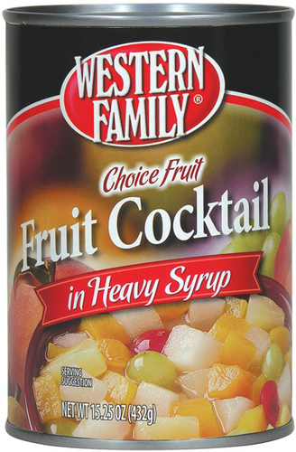 slide 1 of 1, Western Family Fruit Cocktail, 15.25 oz