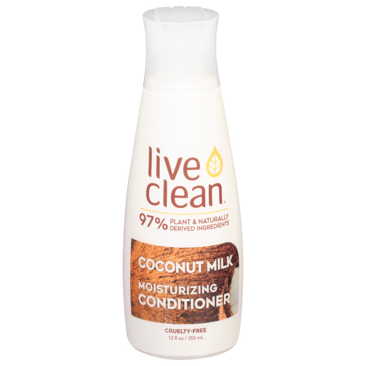 slide 9 of 10, Live Clean Coconut Milk Moisturizing Conditioner, 12 oz