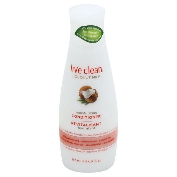 slide 1 of 10, Live Clean Coconut Milk Moisturizing Conditioner, 12 oz