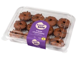 Two-Bite Triple Chocolate Cake Donuts, 12 ct / 6.8 oz