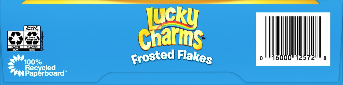 slide 3 of 10, Lucky Charms Sweetened Marshmallows Frosted Flakes 13.8 oz, 13.8 oz