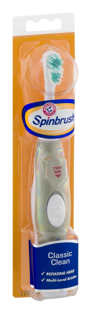 slide 7 of 9, Spinbrush Classic Clean Powered Toothbrush, 1 Count, 1 ct