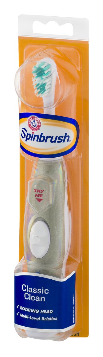 slide 2 of 9, Spinbrush Classic Clean Powered Toothbrush, 1 Count, 1 ct