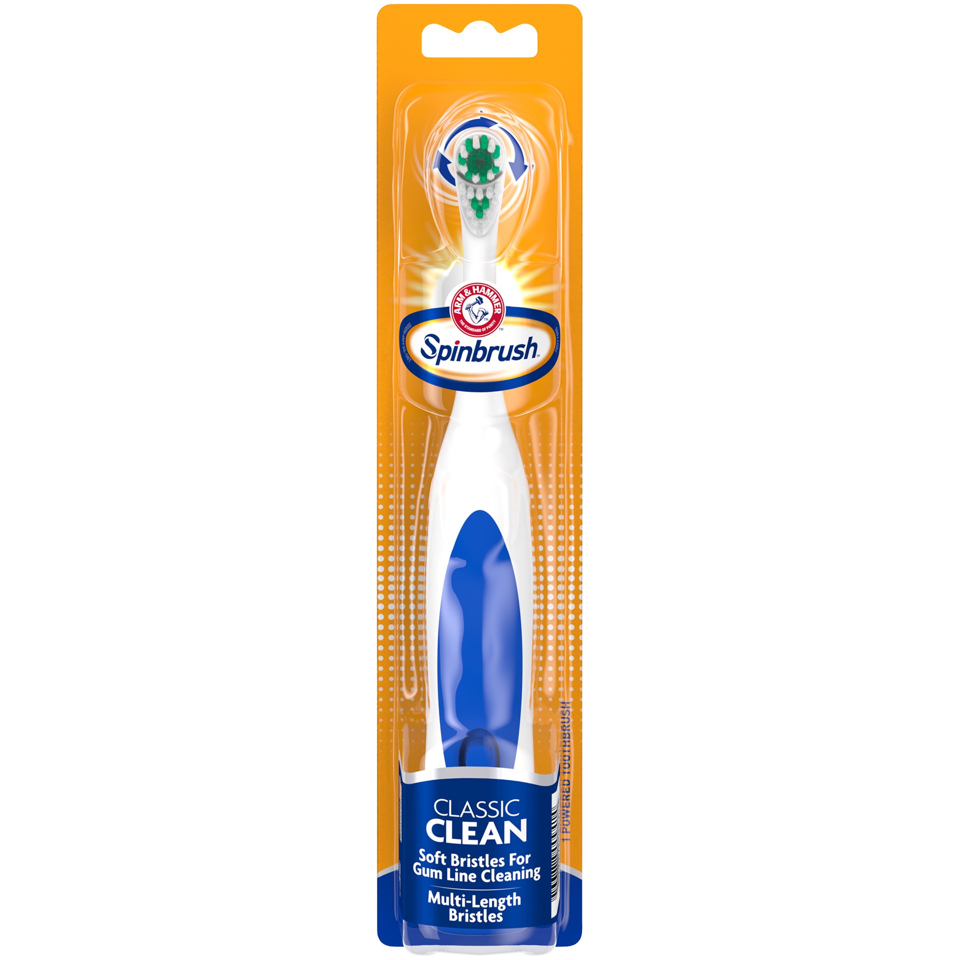 slide 1 of 9, Spinbrush Classic Clean Powered Toothbrush, 1 Count, 1 ct