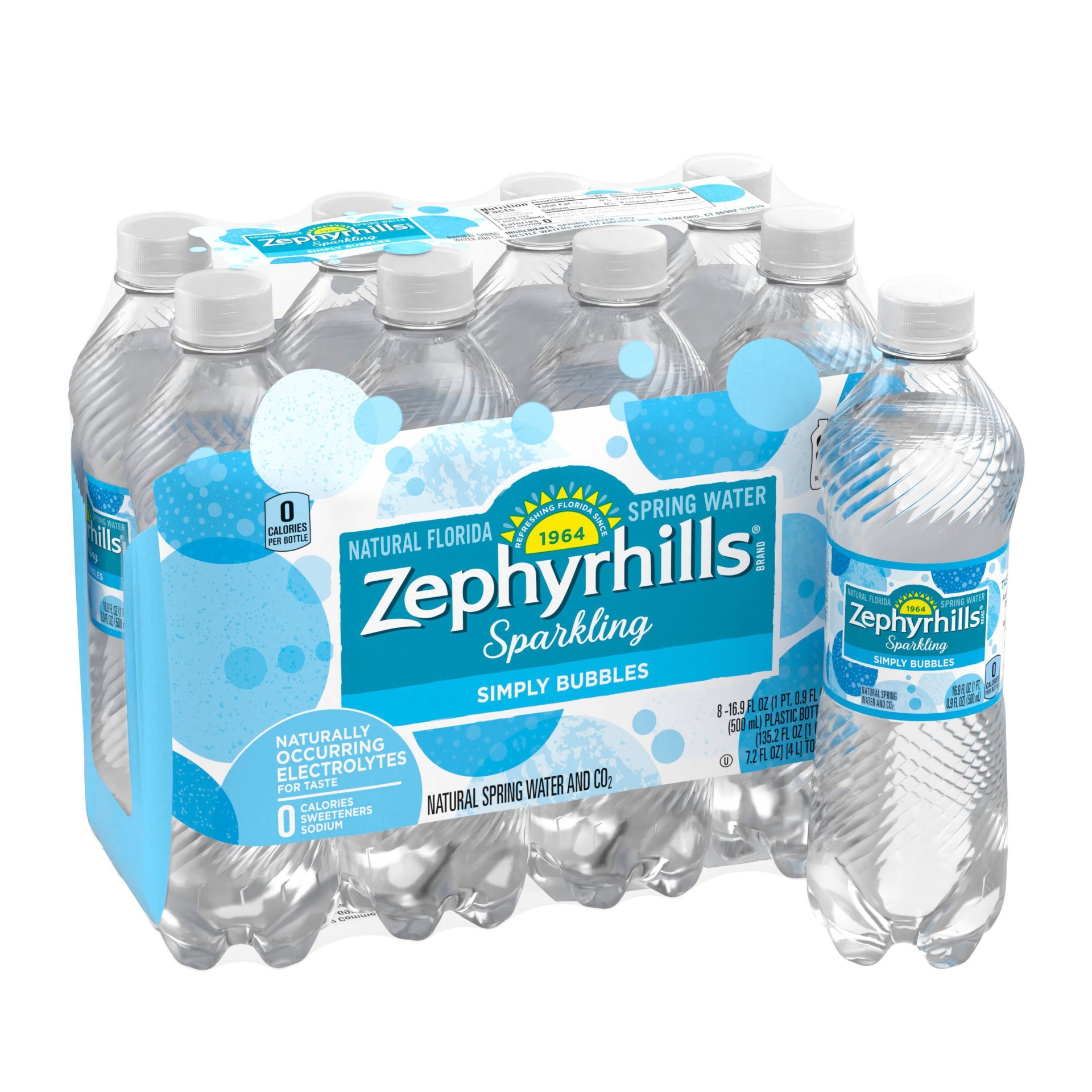slide 1 of 6, Zephyrhills Regular Mineral Water, 8 ct; 16.9 fl oz