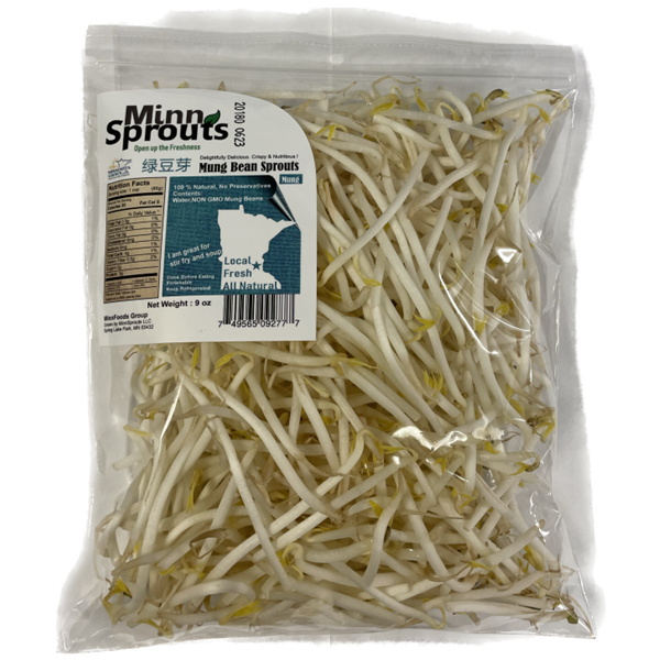 slide 1 of 1, Minn Sprouts Mung Bean Sprouts, 9 oz