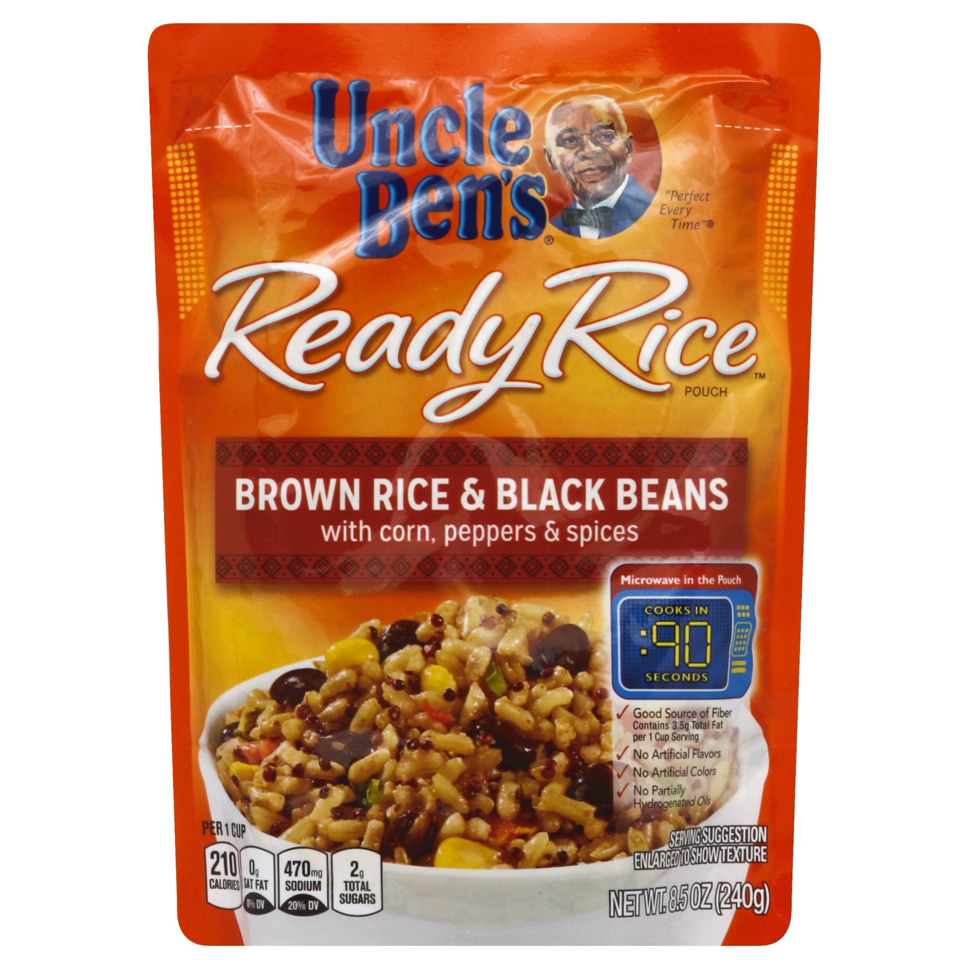 slide 1 of 6, Ben's Original Uncle Ben's Whole Grain Medley Santa Fe Rice, 8.5 oz