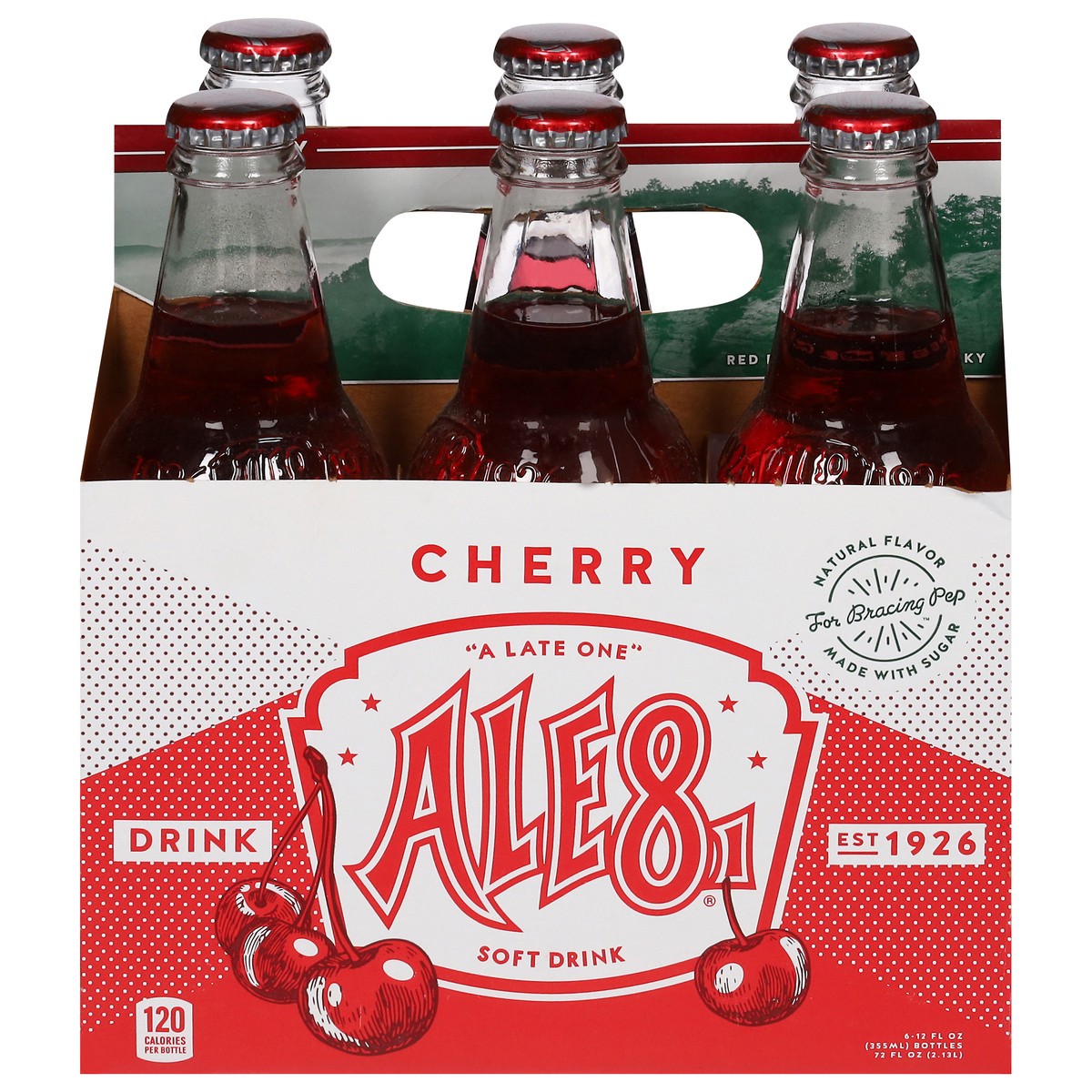 slide 1 of 12, Ale81 Cherry Soft Drink 6 - 12 fl oz Bottles, 6 ct; 12 oz