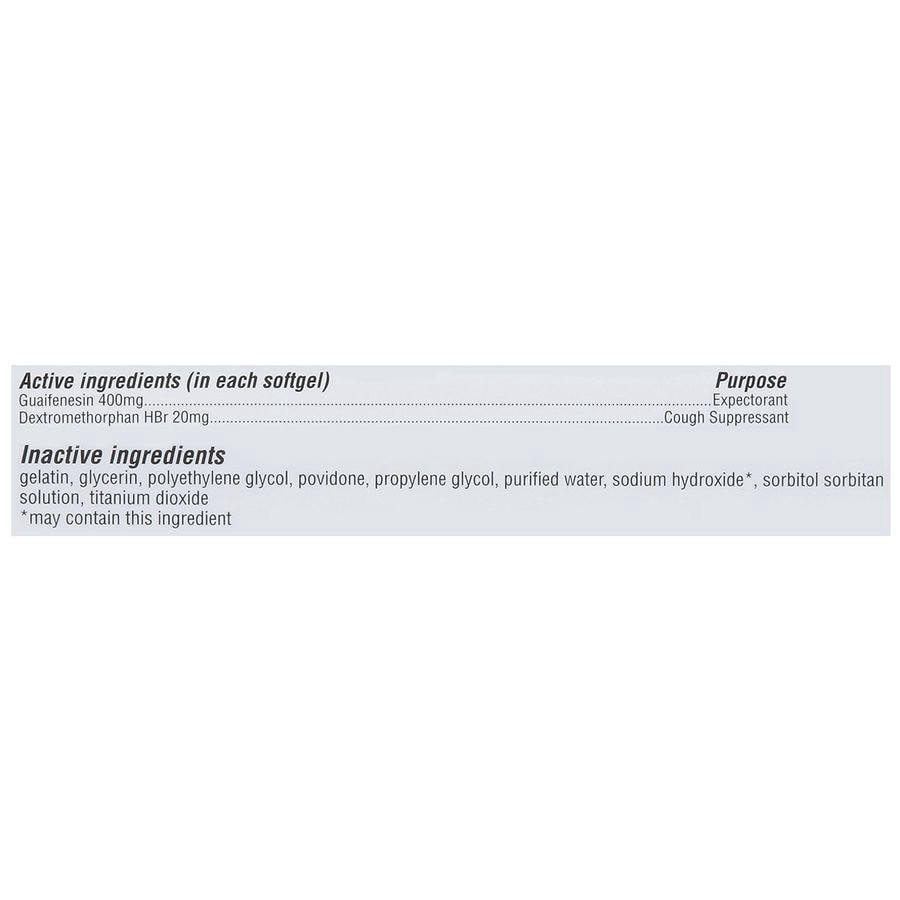 slide 2 of 5, Walgreens Mucus Relief Dm Softgels, 30 ct