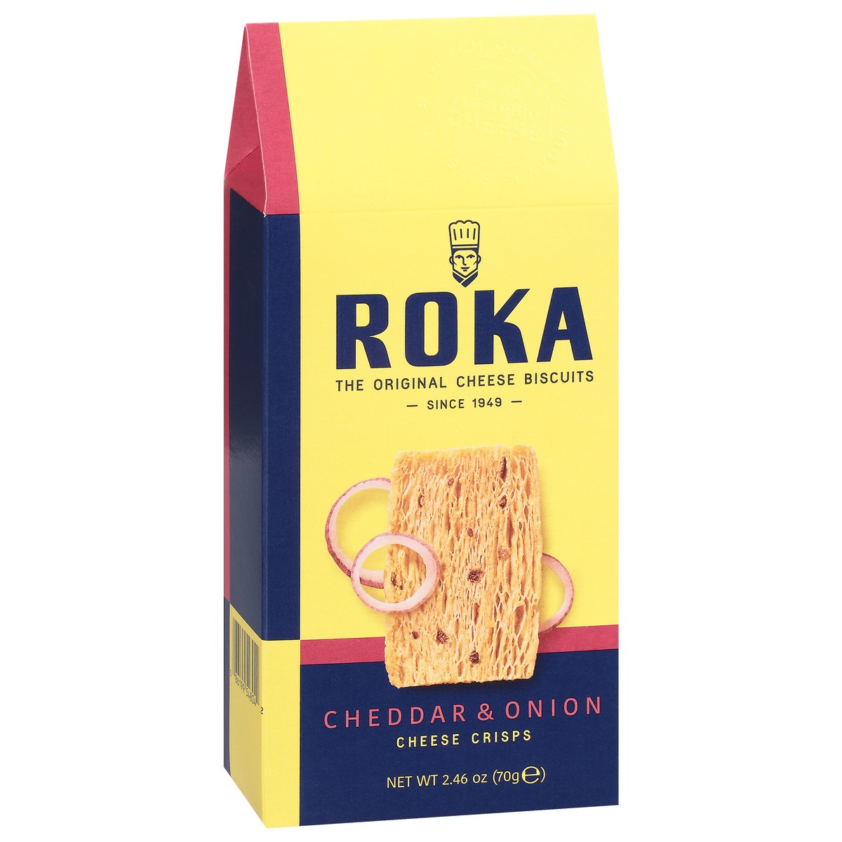 slide 2 of 9, Roka Crisps Cheddar Onion, 2.46 oz