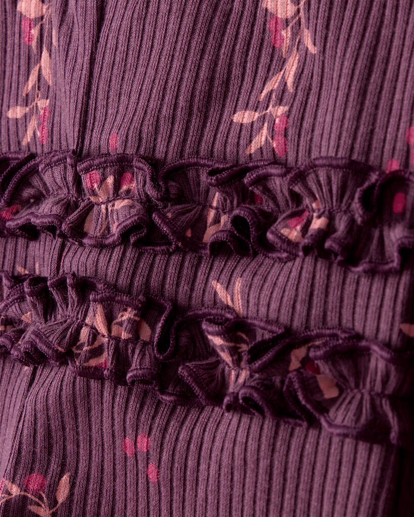 slide 4 of 5, Carter's Baby Girl 3-Piece Floral Long-Sleeve Bodysuit & Pant Set - Purple/White White/Purple 18M, 3 pc