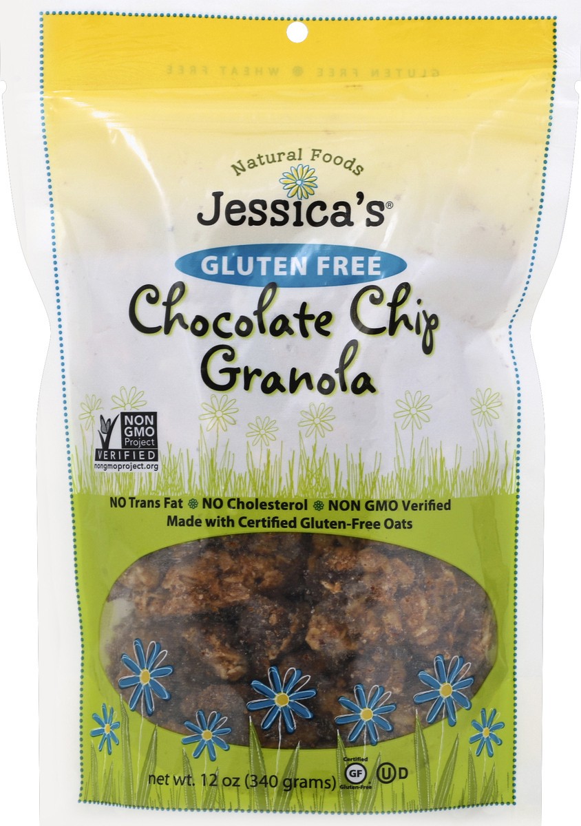 slide 2 of 2, Jessica's Chocolate Chip Gluten Free Granola, 11 oz