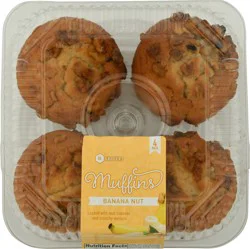 SE Grocers 4 Pack Banana Nut Muffins