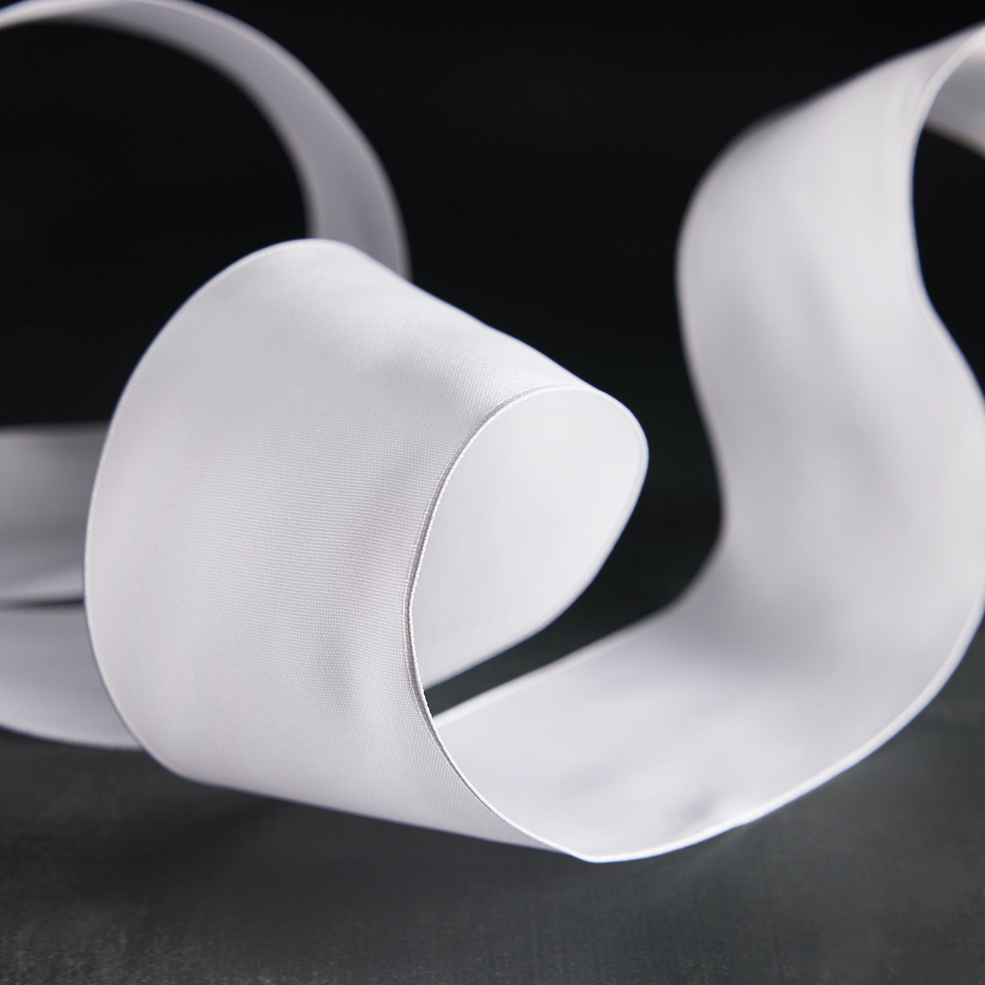 slide 3 of 4, 2.5" X 10yd. White Satin Wired Ribbon By Celebrate It Specialty, 2.5 in x 10 yd