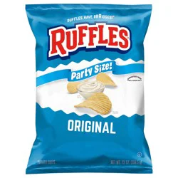 Ruffles Original Potato Chips, Party Size - 13 oz