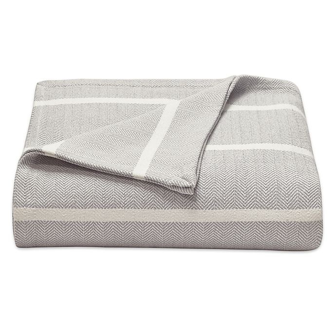 slide 1 of 1, Nautica Brayton Full/Queen Blanket - Dark Beige, 1 ct