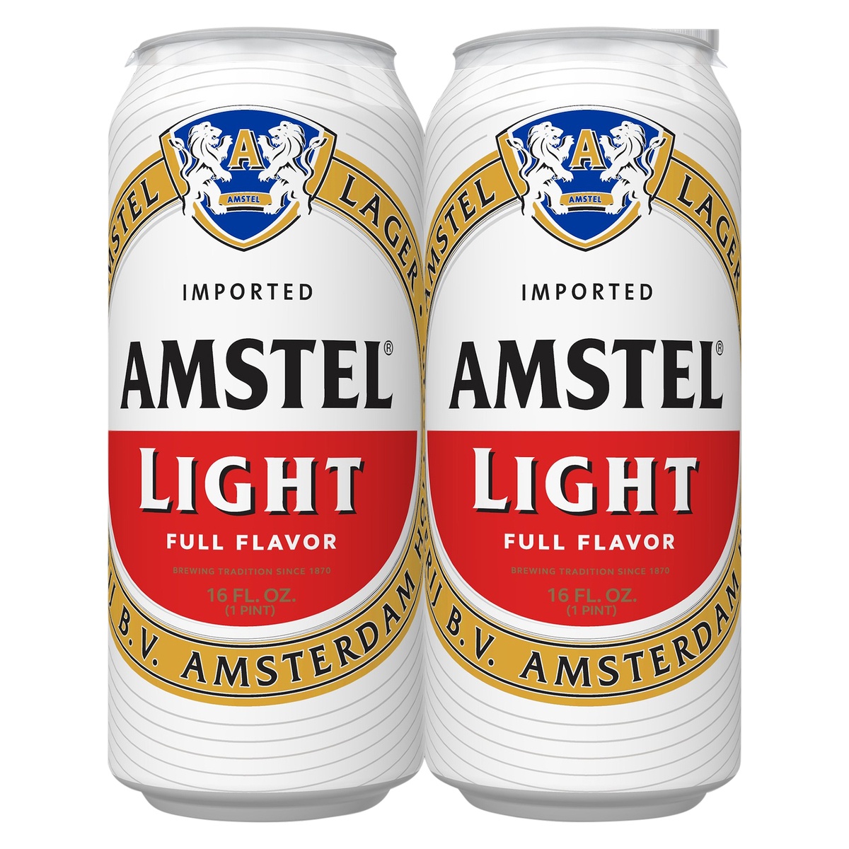 slide 1 of 1, Amstel Light Lager Beer, 16 oz